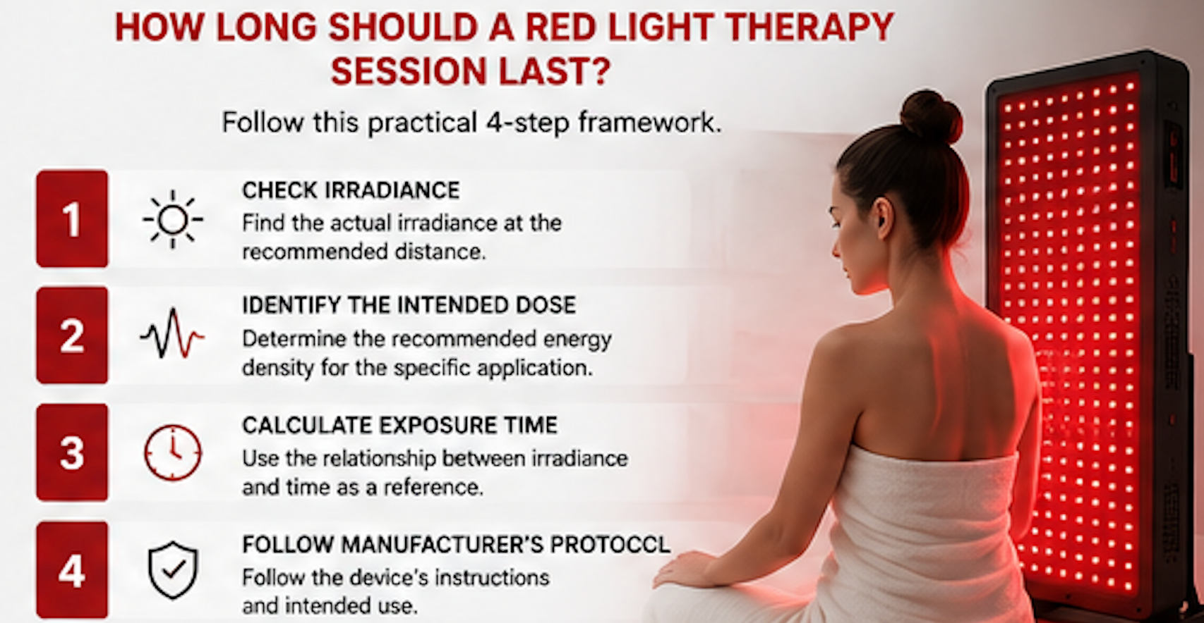 Red Light Therapy Treatment Time & Device Selection: A Complete Guide for Businesses